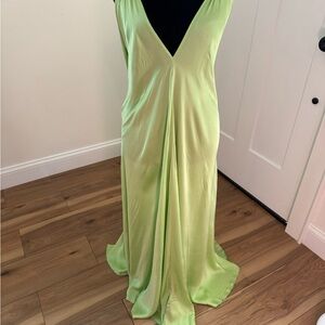 FRNCH Vibrant Green Dress